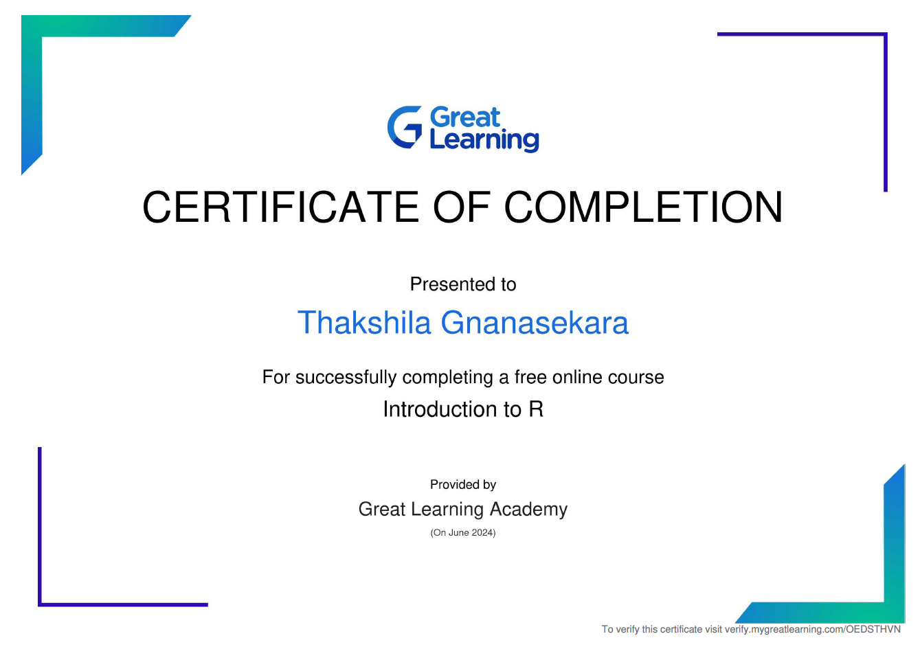Certificate 5