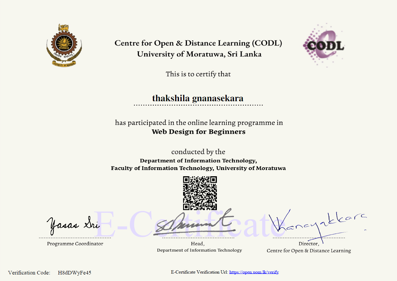 Certificate 6